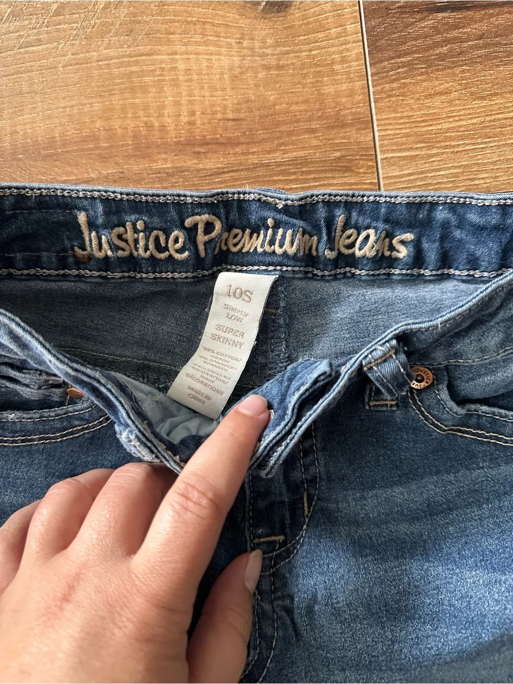 Justice premium jeans 10S